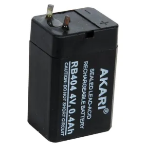Akari 4V 0.4Ah Sealed Lead Acid Rechargeable Battery For Mosquito Bat / Toys
