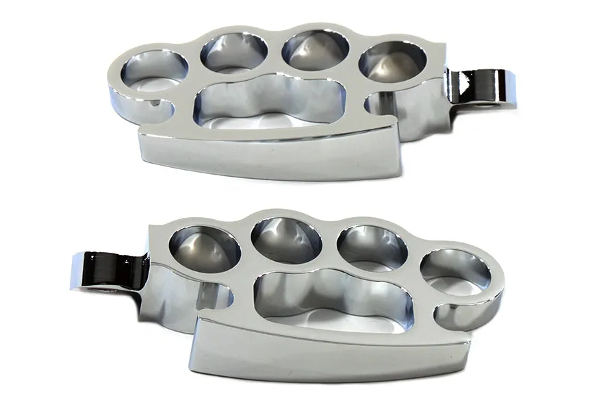 Aluminum Knuckle Footpeg Set- Non-Adjustable