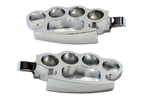 Aluminum Knuckle Footpeg Set- Non-Adjustable