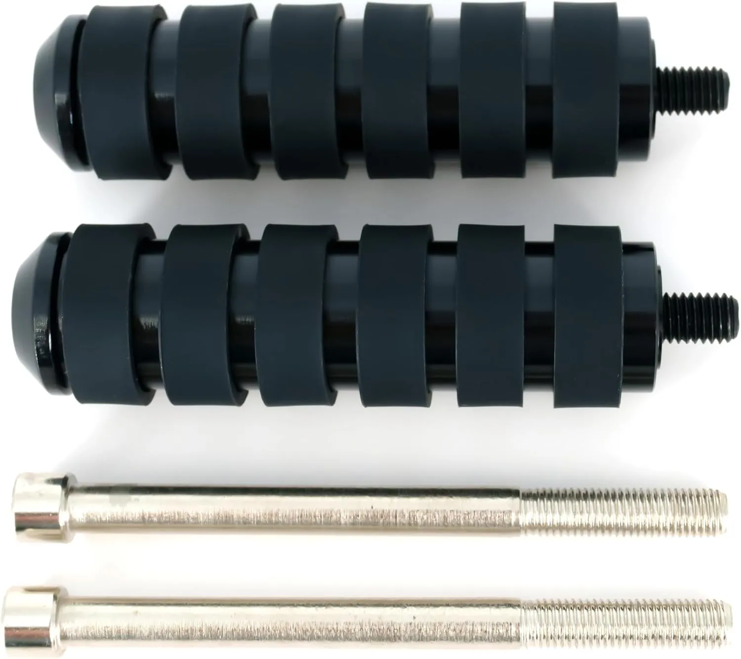 Americruise Motorcycle 3.8" Extended Toe Foot Shift Shifter Peg For Harley Softail Sportster Dyna Fat Bob Touring Road King Road Glide (Black 2)