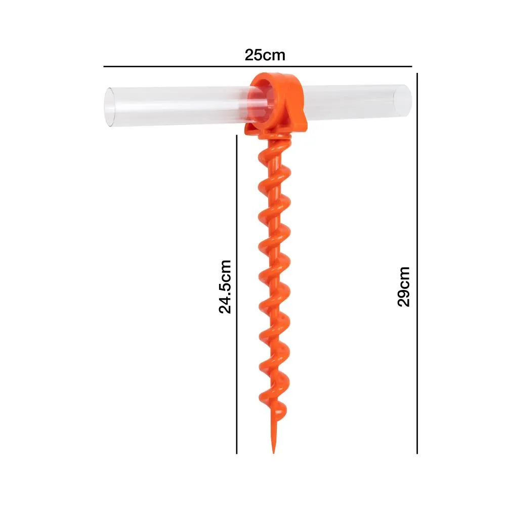 Andes Heavy Duty Ground Anchor Camping Threaded Tent & Gazebo Pegs (pack of 4)