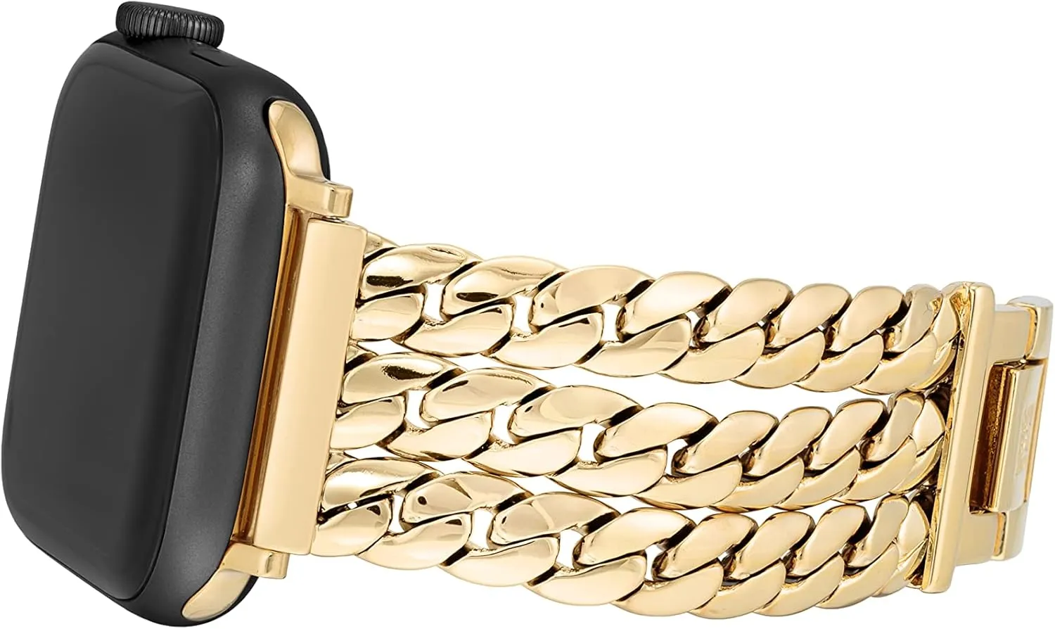 Anne Klein Fashion Chain Bracelet for Apple Watch Secure, Adjustable, Apple Watch Band Replacement, Fits Most Wrists