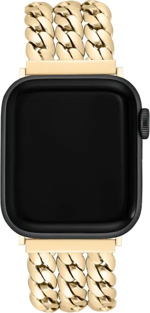 Anne Klein Fashion Chain Bracelet for Apple Watch Secure, Adjustable, Apple Watch Band Replacement, Fits Most Wrists