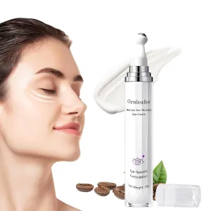 Anti Aging Eye Cream with Retinol & Caffeine | Dark Circle Corrector for Wrinkles, Puffiness | Lavender-Scented Night Treatment 20ml