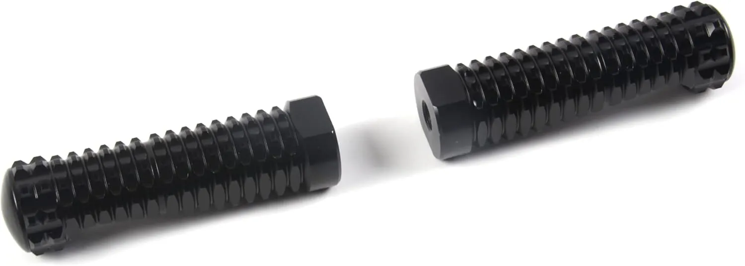 Arashi Foot Peg Universal for Arashi Adjustable Rearsets/Motorcycle footrests Replacement Accessories Spare Parts Black 1 Pair