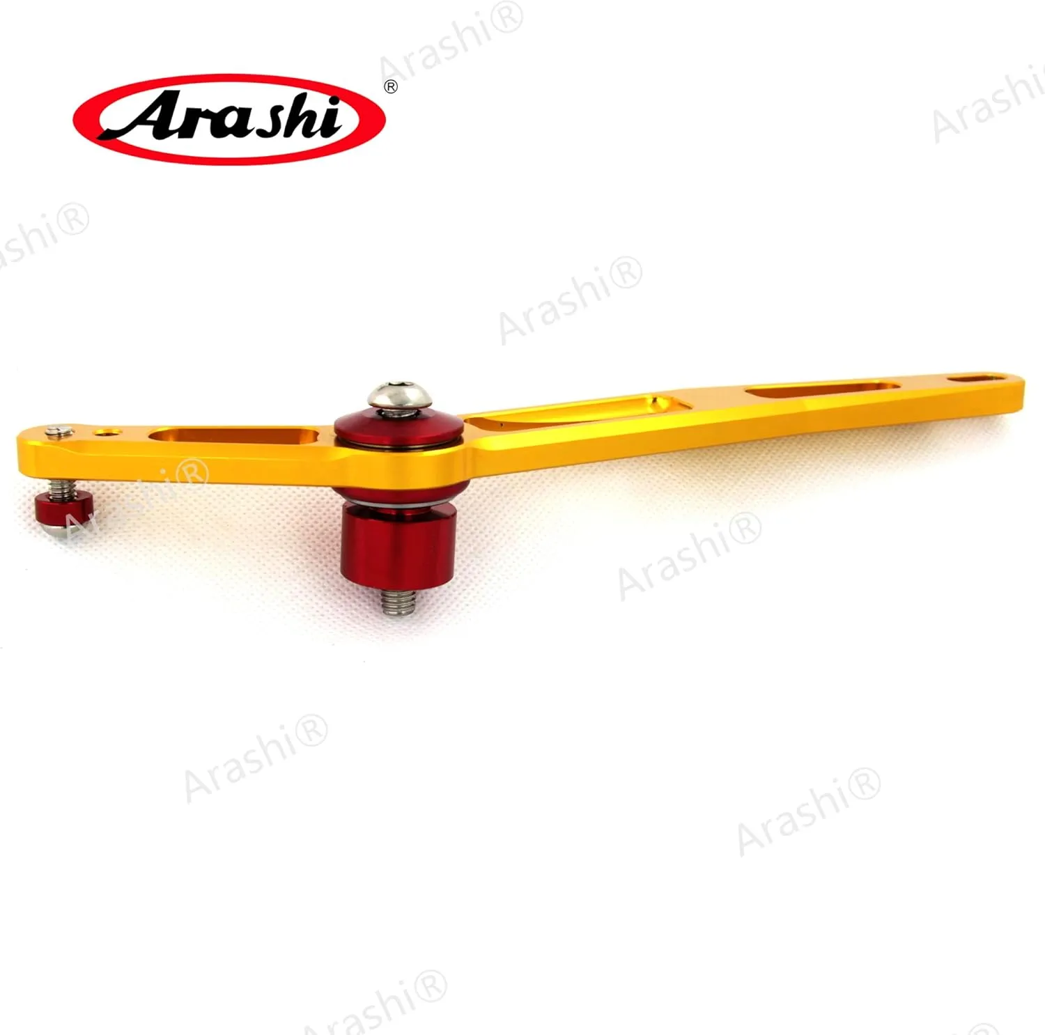 Arashi Rearsets for Yamaha YZF R6 2006-2016 YZF-R6 Motorcycle Accessories Adjustable Footrests FootPegs Foot Peg Rest 1 Set Gold 2007 2008 2009-2012 2013 2014 2015