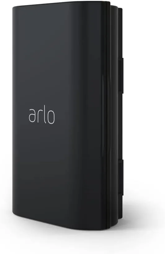 Arlo Rechargeable Video Doorbell Battery - Arlo Certified Accessory - Works with Arlo Essential Wire-Free Video Doorbell, Back-Up Battery, Easy Installation, Black - VMA2400