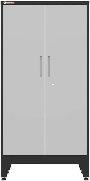 Armadillo Tough ARGL36BG-A Grey Gear Locker Tall Garage Cabinet (2-Pack)