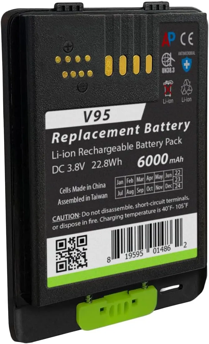 Artisan Power V95 Battery Upgrade CP-860-BAT= for Cisco WebEx 860 and 860S WiFi Phones - Extended Capacity 6000 mAh: Doubles The Battery Life