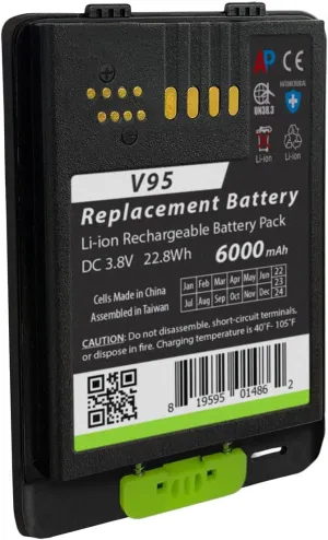 Artisan Power V95 Battery Upgrade CP-860-BAT= for Cisco WebEx 860 and 860S WiFi Phones - Extended Capacity 6000 mAh: Doubles The Battery Life