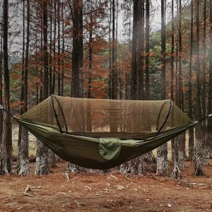 Automatic Quick-opening Mosquito Net Hammock - Outdoor Camping Swing Chair