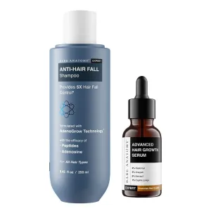 B.a.r.e. A.n.a.t.o.m.y. Anti Hair Fall Shampoo|5x Hair Fall Control & Growth 250ml | Advanced Hair Growth Serum | 3% Redensyl   4% Anagain   3% Baicapil   1% | Hair fall control serum | 30mL