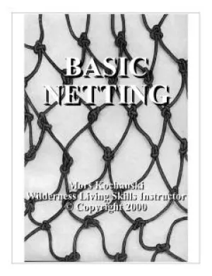 Basic Netting Pocket Book - Mors Kochanski