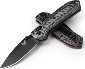 Benchmade - Mini Freek 565BK-2 EDC Knife with Gray/Black G10 Handle (565BK-2)