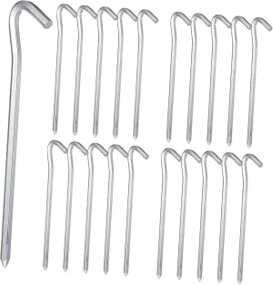 BESPORTBLE 20 Pack Tent Ground Pegs Heavy Duty Stakes for Canopy Tent Alternative