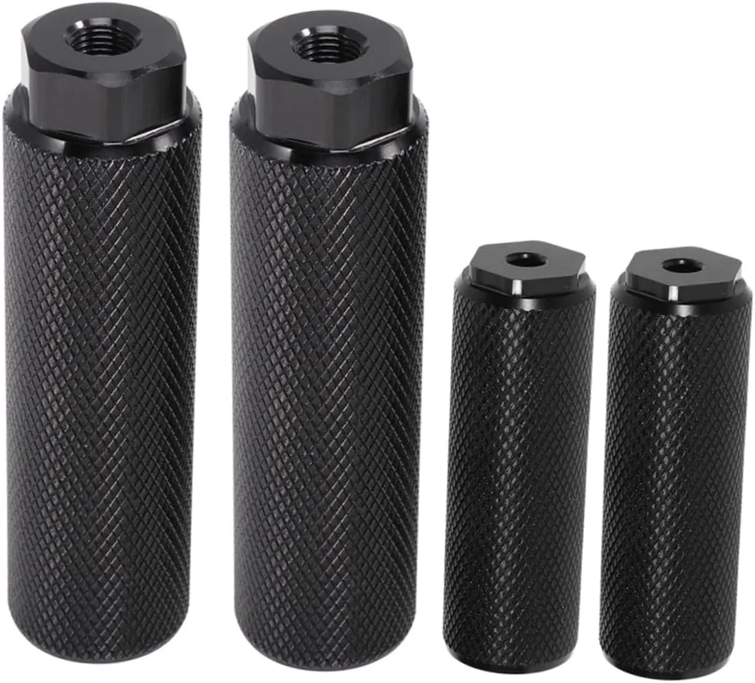 BESPORTBLE 4pcs Sturdy Bike Rear Foot Pegs for Aluminum Alloy Small Bicycle Foot Pegs Folding Pedals for Bikes