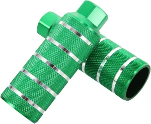 BESPORTBLE Detachable Bike Rear Foot Pegs 2-Pack Anti-Skid Aluminum Alloy for Mountain and Road Bikes