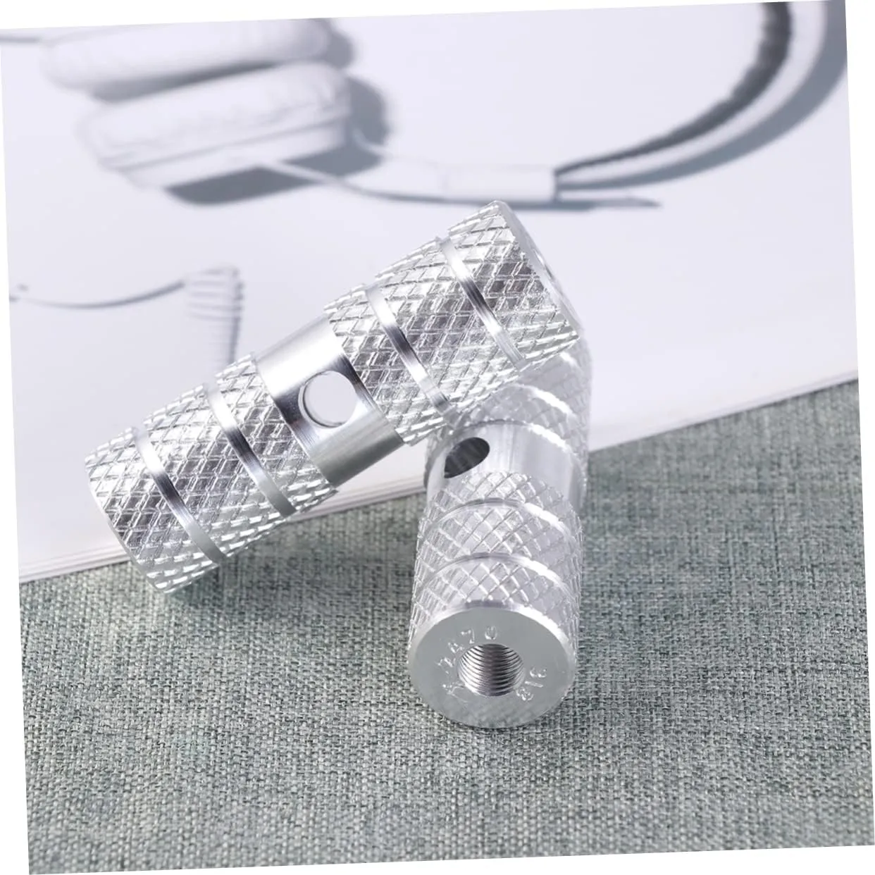 BESPORTBLE Pair Bicicletas para Adultos BMX Pegs Motorcycle Rear Pegs Stunt Pedal Pegs Cylinder Pedal Footpeg Bike