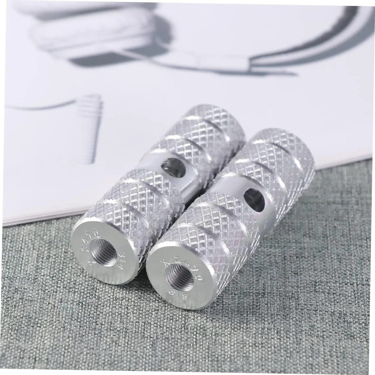 BESPORTBLE Pair Bicicletas para Adultos BMX Pegs Motorcycle Rear Pegs Stunt Pedal Pegs Cylinder Pedal Footpeg Bike
