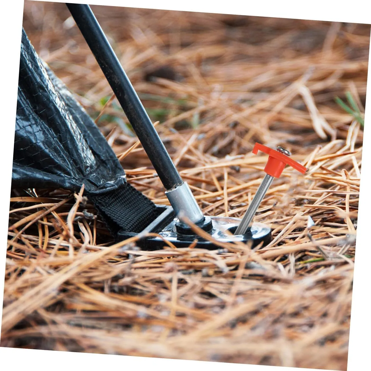 BESPORTBLE Tent Pegs 6pcs Heavy Duty Metal Stakes for Outdoor Use Tents and Tarps