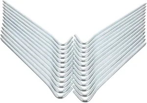 BESTonZON 10pcs Heavy Duty Metal Tent Stakes Galvanized Pegs for Camping Hiking Outdoor Use Durable Fixing Supplies for Tents Tarps Groundsheets