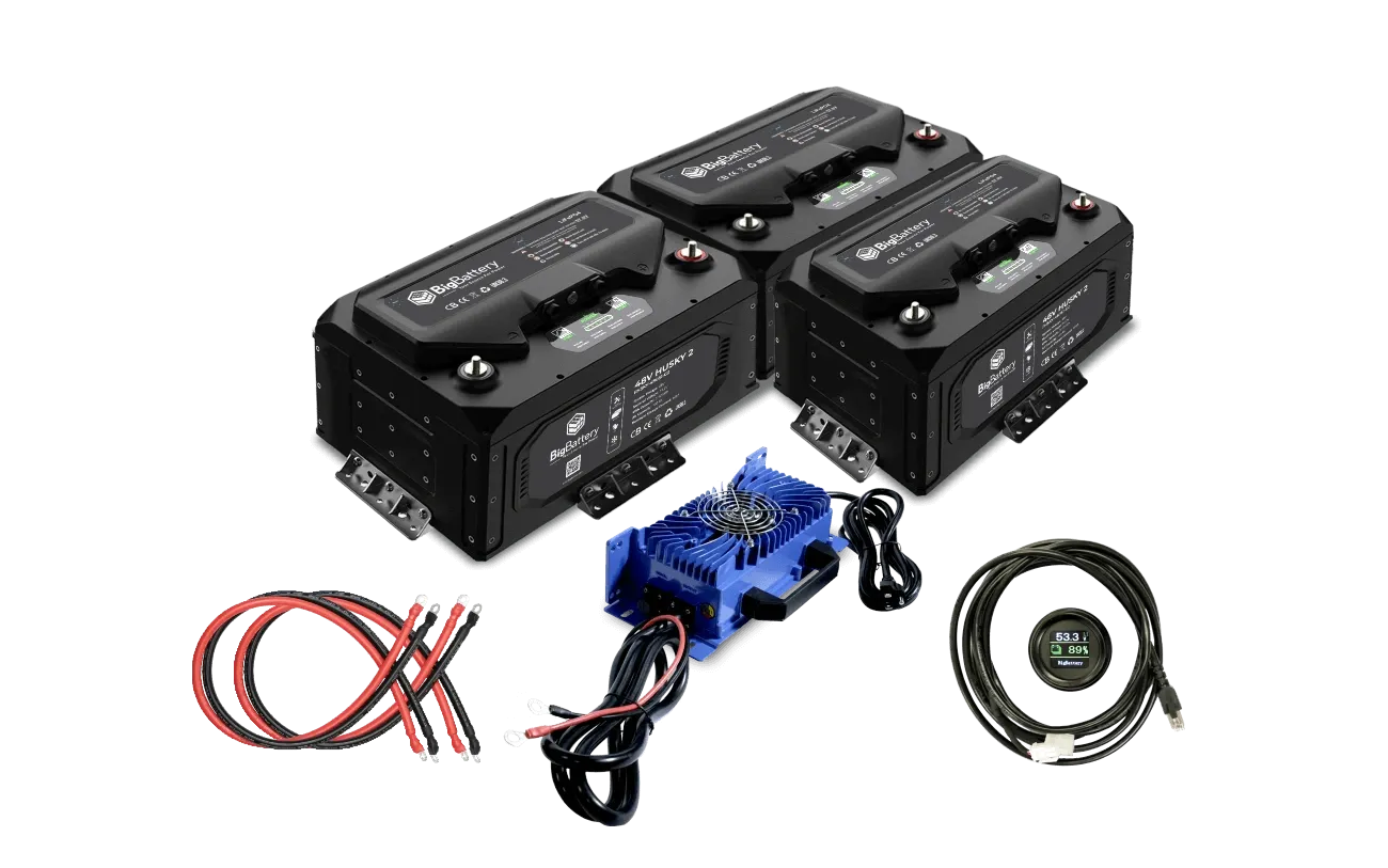 BigBattery 48V HUSKY 2 LiFePO4 Battery | 5.12kWh | Powerful Upgrade for RVs, Camper Vans & Commercial Vehicles