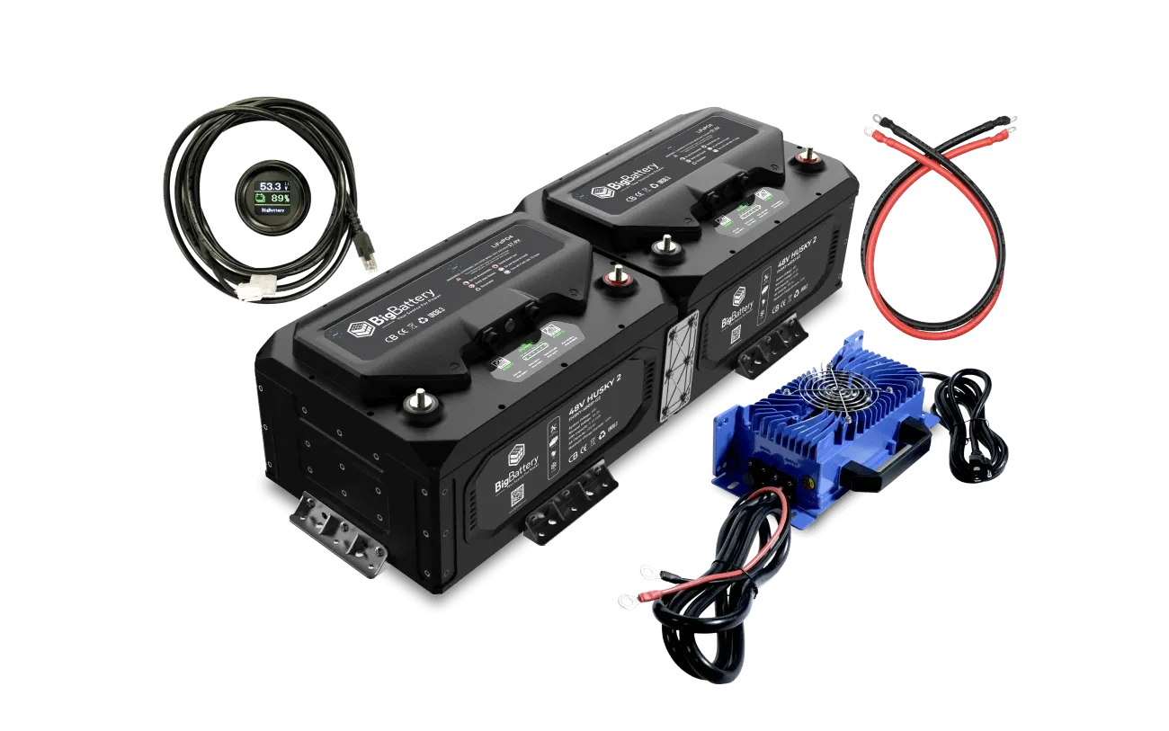 BigBattery 48V HUSKY 2 LiFePO4 Battery | 5.12kWh | Powerful Upgrade for RVs, Camper Vans & Commercial Vehicles