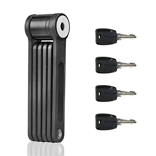 Biglufu Folding Bike Lock with 4 Keys