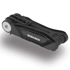 Biglufu Folding Bike Lock with 4 Keys