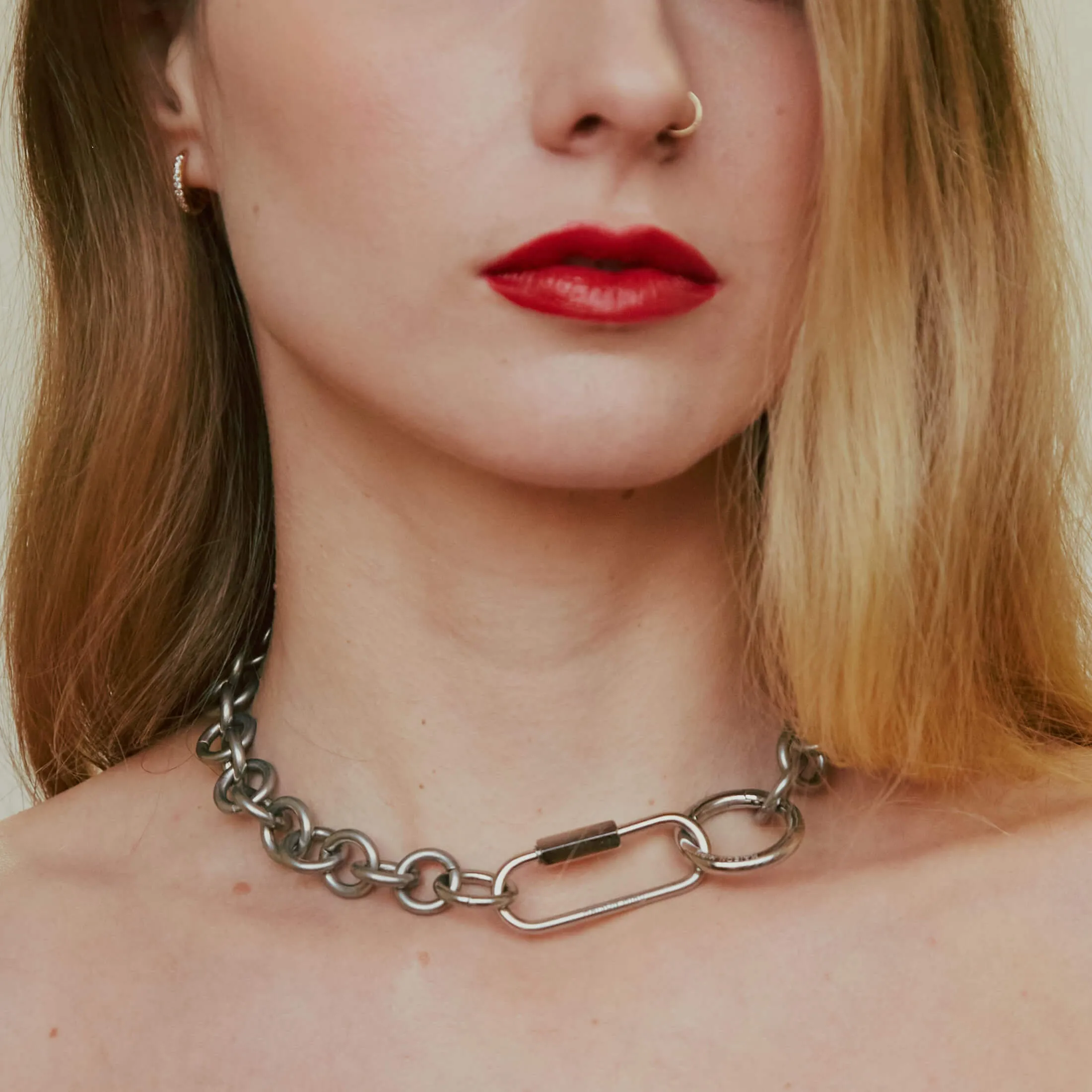 Bubble Lock Necklace