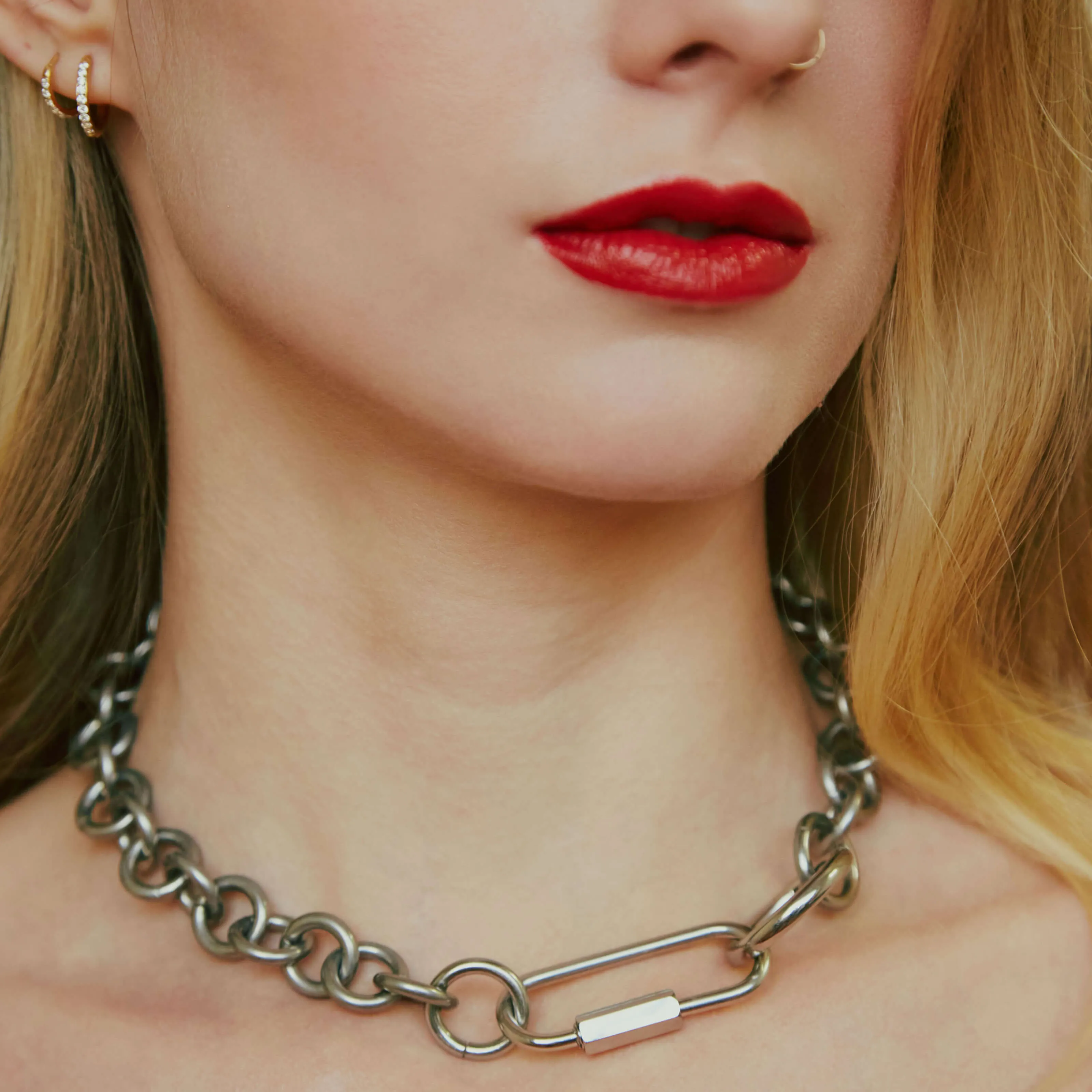 Bubble Lock Necklace