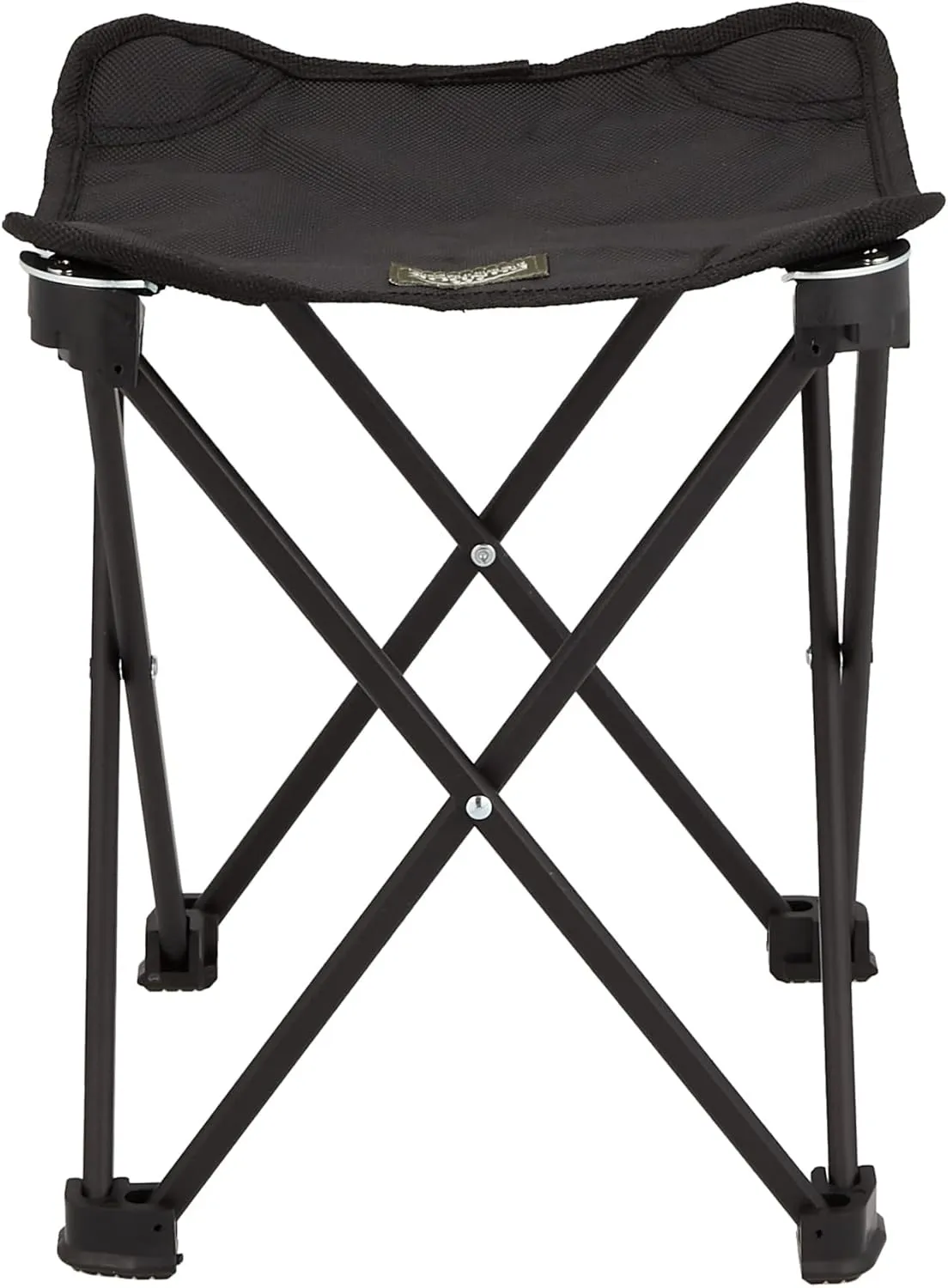 BUNDOK BD-116BK Mini Aluminum Stool, Medium, Black, Storage Case Included, Compact Chair