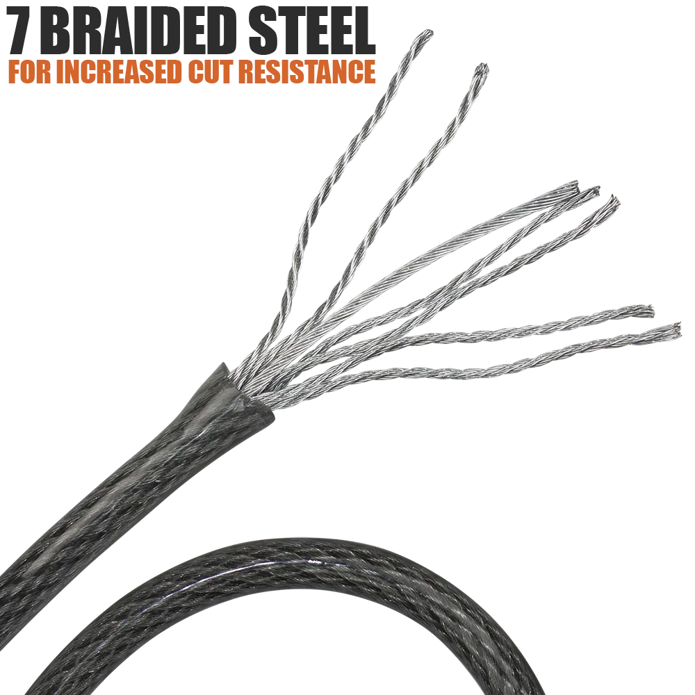 BV Double Looped Flex Cable - 3/8 Inch