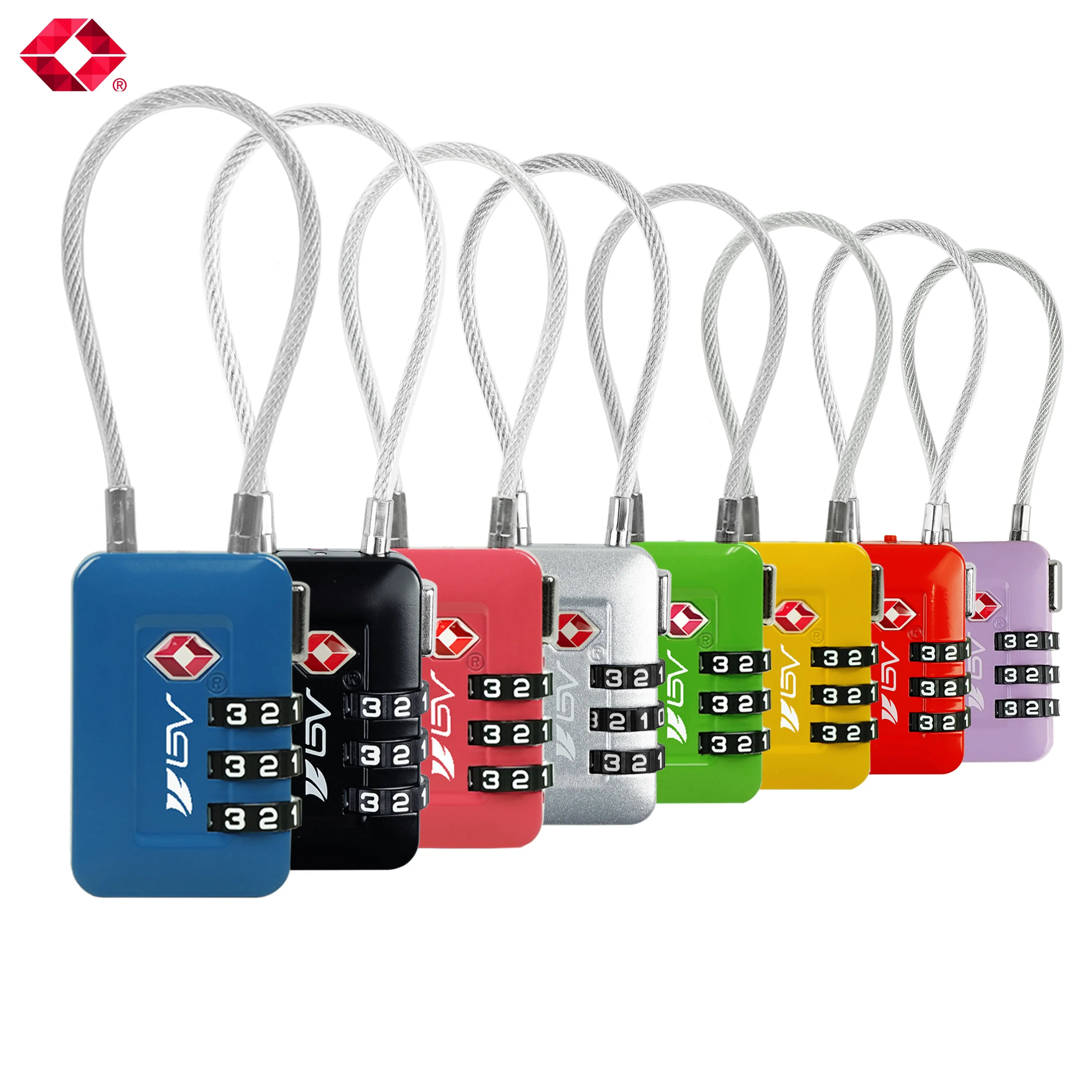 BV TSA-accepted Luggage Lock Suitcase Travel Lock 2/4/6 Pack