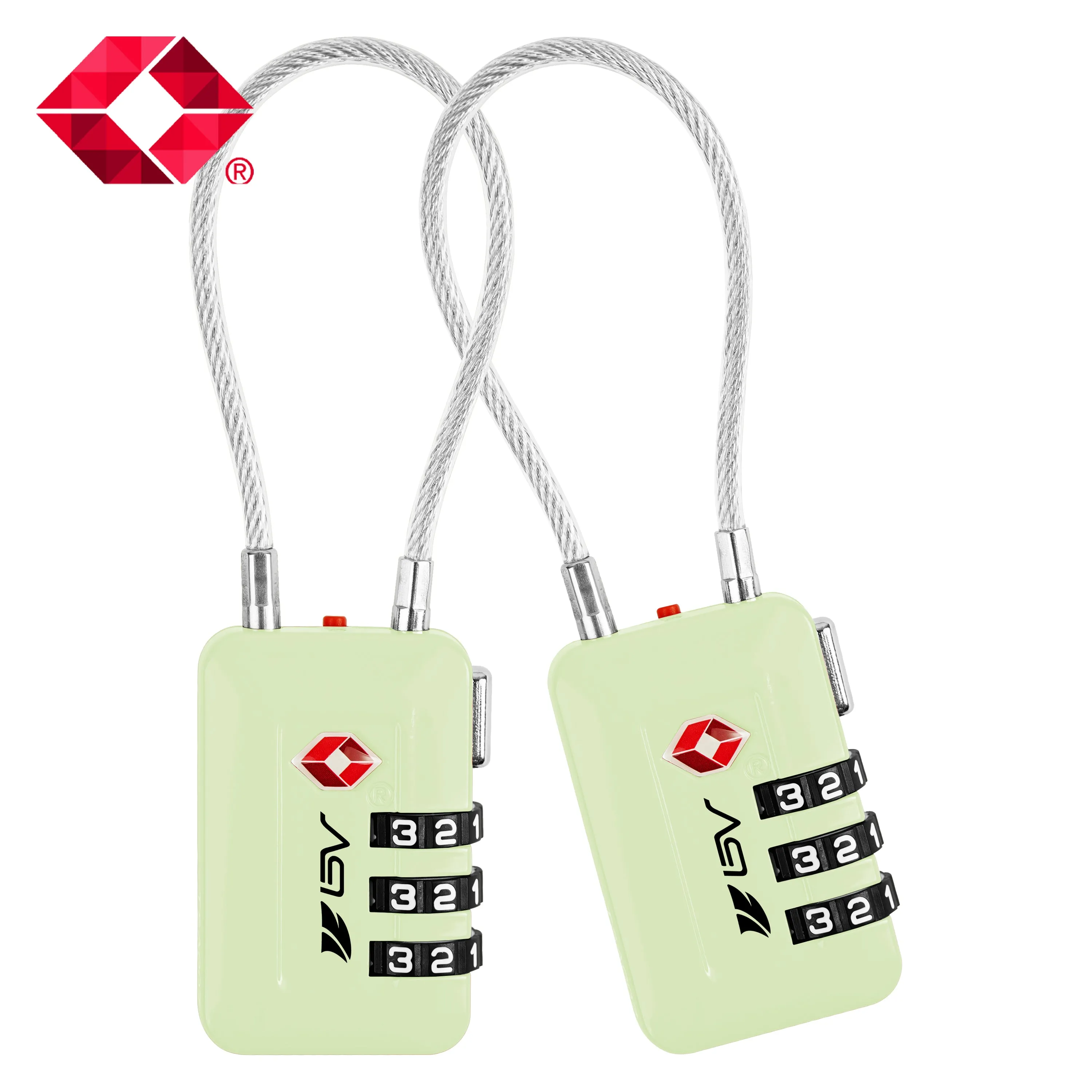 BV TSA-accepted Luggage Lock Suitcase Travel Lock 2/4/6 Pack