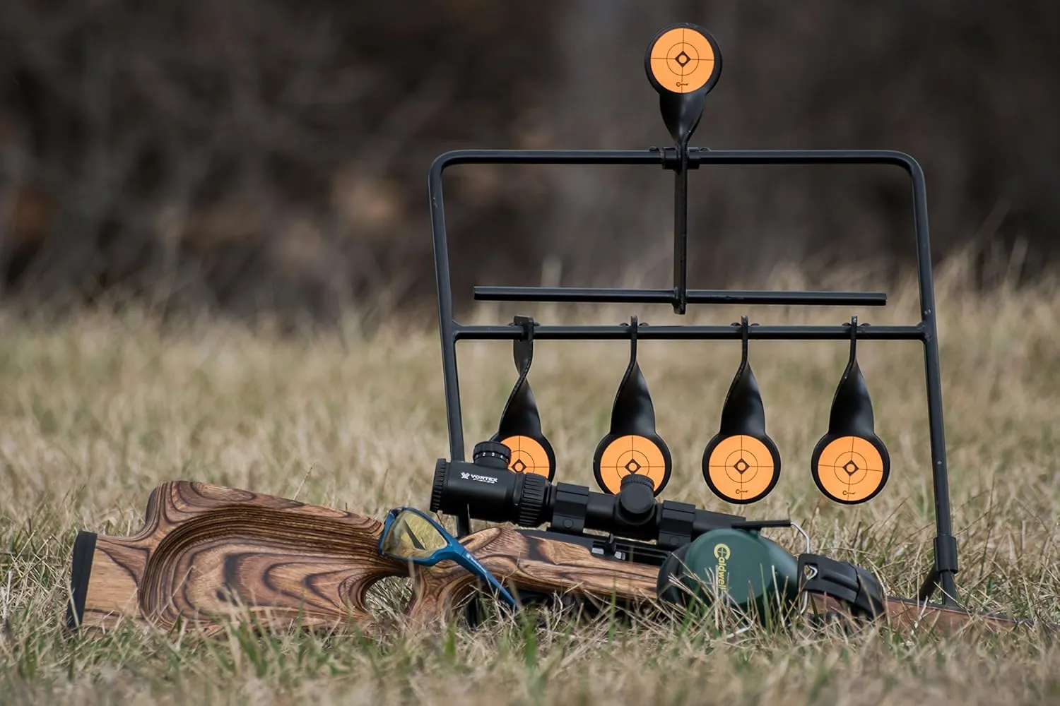 Caldwell Resetting Targets with Portable Design and Shooting Spots for Outdoor, Range, Shooting and Hunting