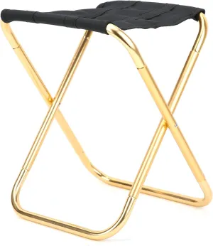 Cam Stool,Robust Aluminum Alloy Material Mini Portable Cam Stool,Compact Outdoor Portable Folding Stool for Outdoor Travel Fishing