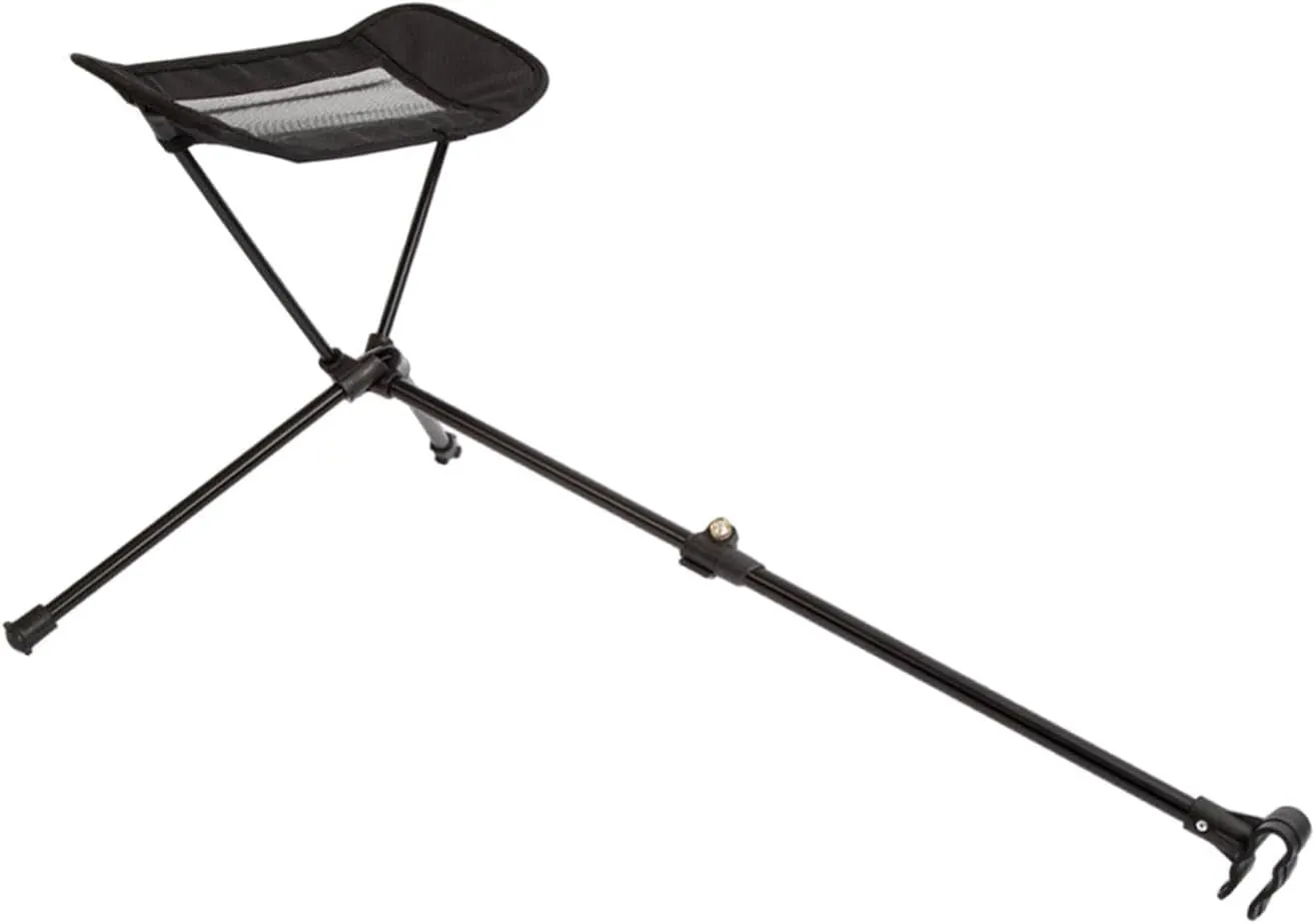 Camping Foot Rest Stool Sturdy Aluminum Alloy Frame Compact Footrest Attachment for Backpacking Hiking Travel Gardening Beach