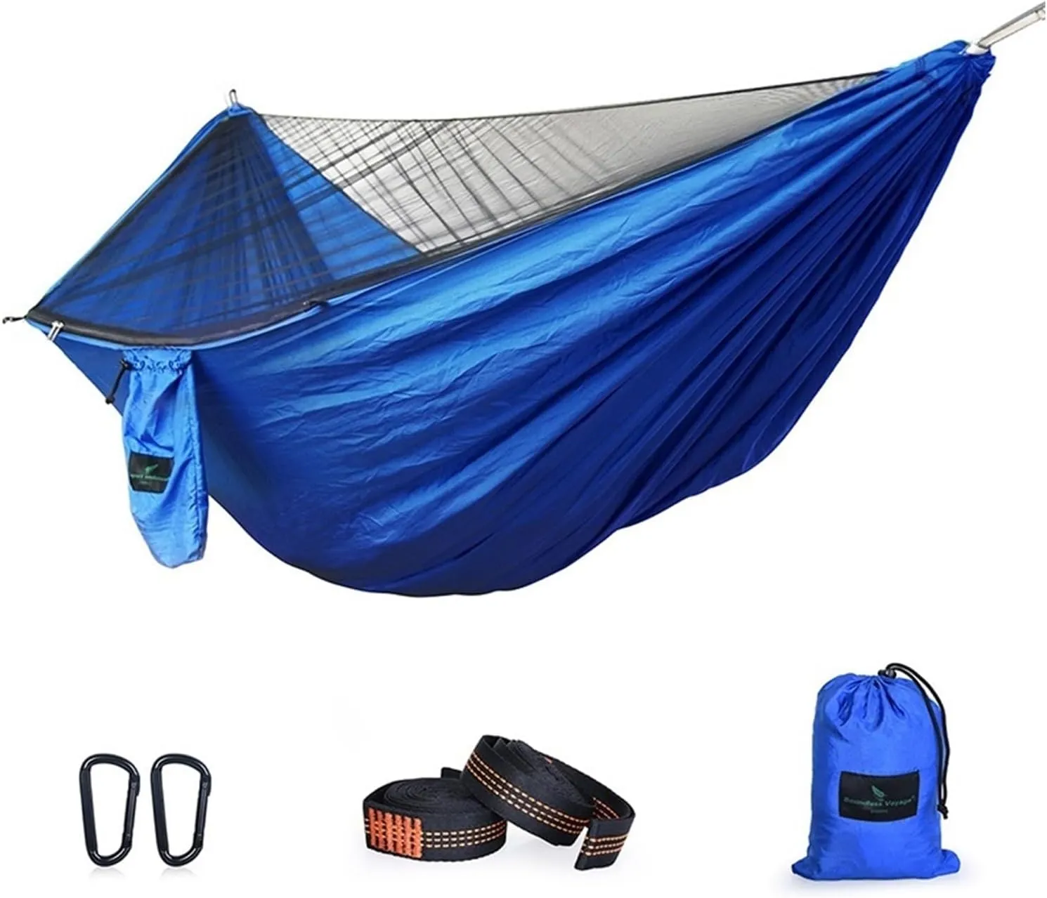 Camping Hammock Camping Hammock with Mosquito Net 1-2 Persons Portable Sleeping Hammock Swing Garden Yard Outdoor Camping Stuff, Green
