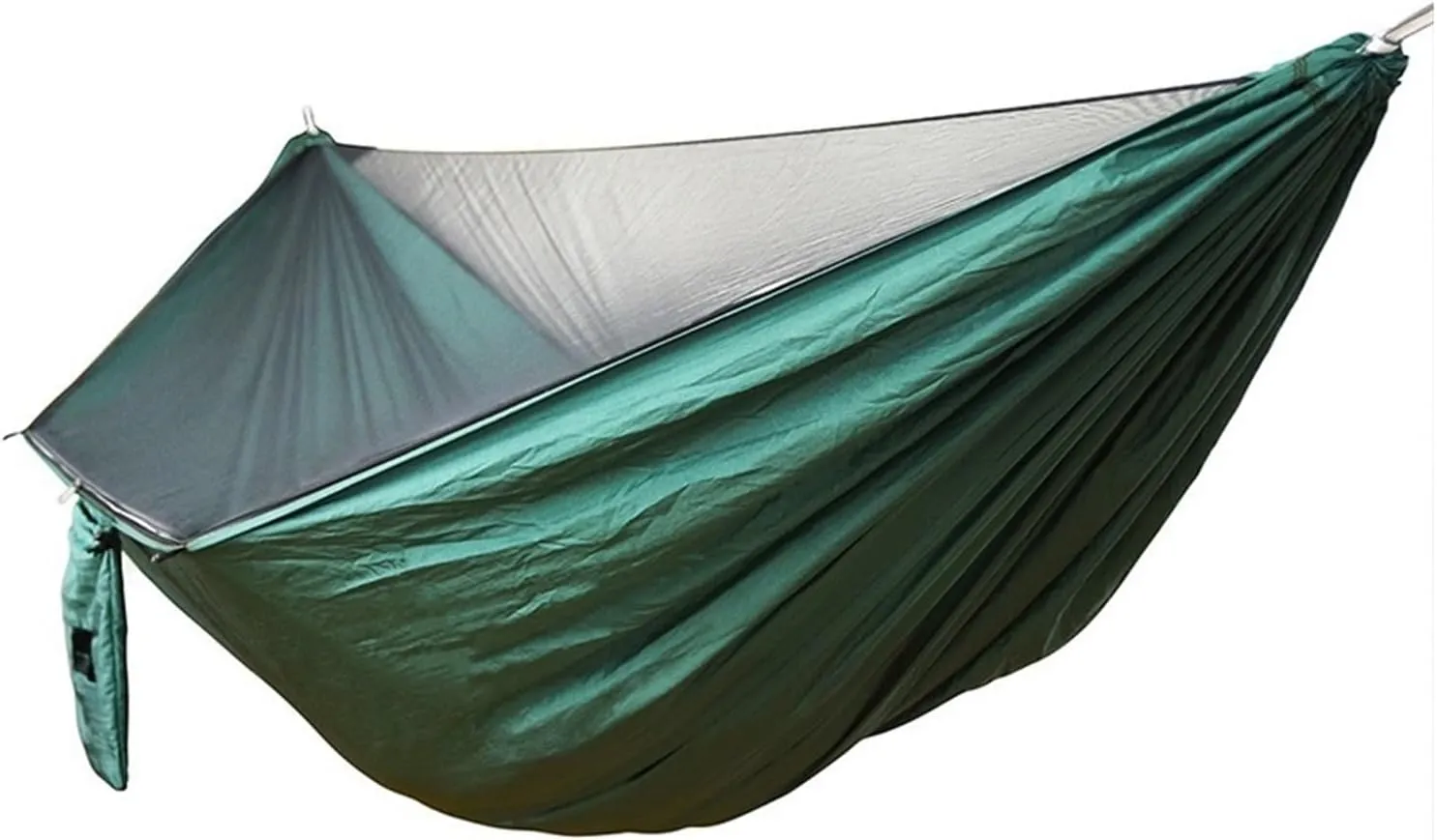Camping Hammock Camping Hammock with Mosquito Net 1-2 Persons Portable Sleeping Hammock Swing Garden Yard Outdoor Camping Stuff, Green