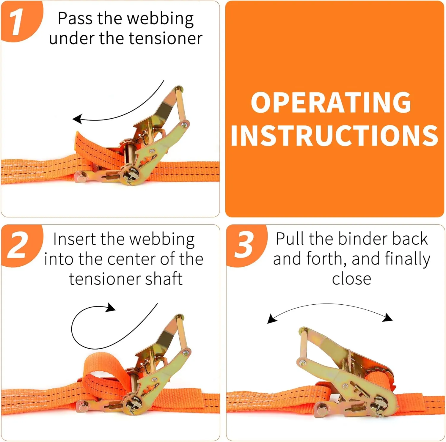Camping Hammock for Outside with Insect-Proof Net (Orange, Straps * 3)