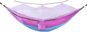 Camping Hammock Outdoor Relaxation Ultralight Travel with Mosquito-Proof Net Perfect for Summer Leisure Activities E