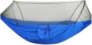 Camping Hammock with Mosquito Net - Lightweight Portable Parachute Hammock for Outdoor Camping & Travel