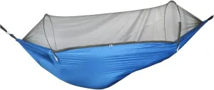Camping Hammock,travel Hammock,Automatic Quick-open with Mosquito Net, Nylon Fabric, Suitable for Camping, Camping and Beach Scenarios.(Blue)