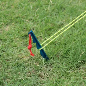 Camping Tent Stakes,10pcs 18cm Tent Pegs Stakes Nails Points Aluminium Alloy Tri-Beam Adjustable for Camping Hiking (Color : Blu) (Color : Blu) (Color : Red)