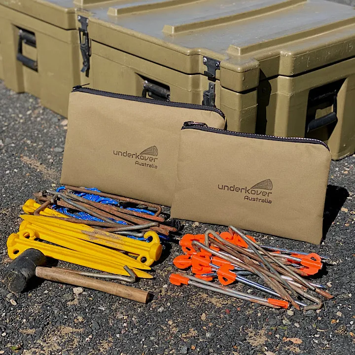Canvas Tent Peg Bags 2 Pack