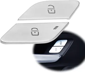 Car Door Lock Unlock Button Switch Trim Sticker For Mercedes Benz A B GLA GLB CLA GLE GLS Class W177 W247 H247 X247 C118 W167 X167 2019 
