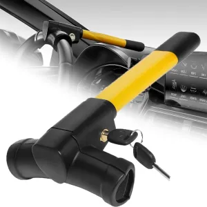 Car Steering Wheel Lock for Nissan Qashqai J11 Visia/Acenta/N-Connecta/N-Vision/Tekna, High Visibility Immobiliser, Heavy Duty Anti-Theft Car Lock Device, Vehicle Security Lock