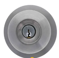 Carbine Australia Classroom set - knob outside Locks / Unlocks, 60/70mm Backset Lever C4 Keyed to Differ Satin Stainless Steel