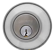 Carbine Australia Commercial ALB series Single Cylinder 6 pin Deadbolt 60/70mm Backset - Matte Black & Stainless Steel